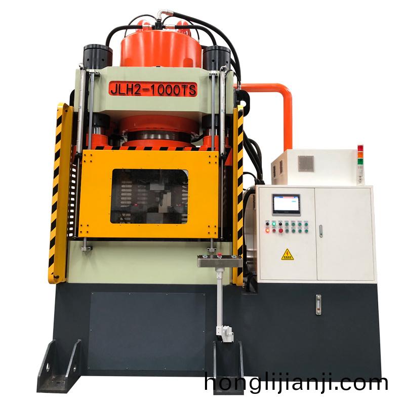 健(jian)隆機械(xie)  1000噸伺(ci)服(fu)四柱冷擠(ji)壓成(cheng)型壓力(li)機(ji)